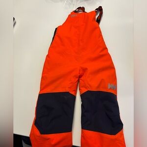 Helly Hansen Bright Orange and Black Overalls